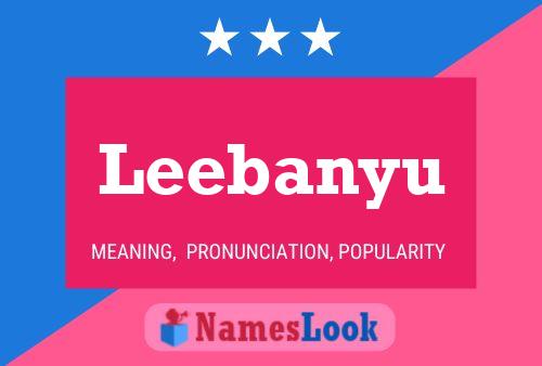 Poster del nome Leebanyu