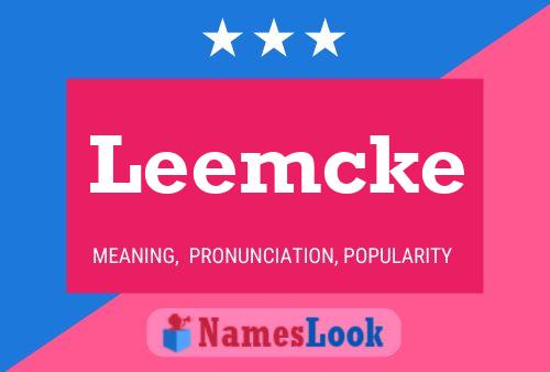 Poster del nome Leemcke