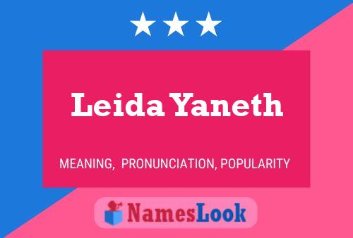 Poster del nome Leida Yaneth