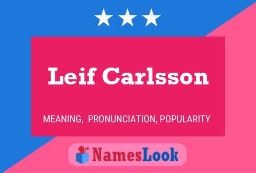 Poster del nome Leif Carlsson