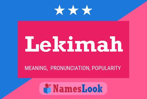 Poster del nome Lekimah