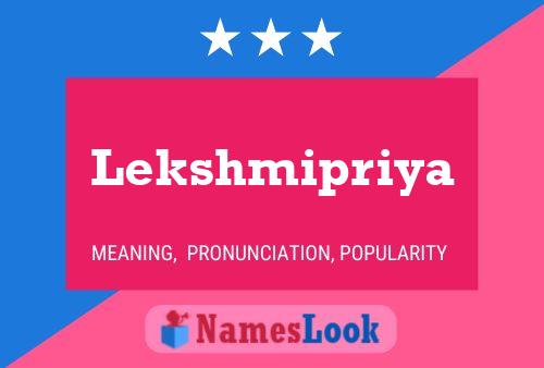 Poster del nome Lekshmipriya