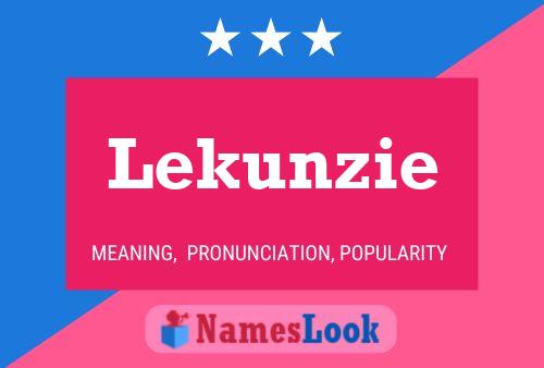 Poster del nome Lekunzie