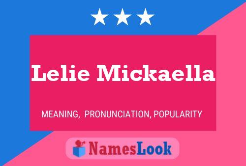 Poster del nome Lelie Mickaella