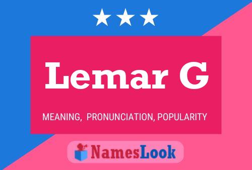 Poster del nome Lemar G