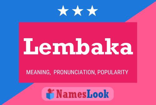 Poster del nome Lembaka