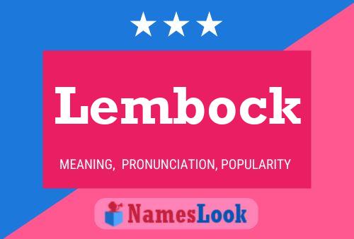 Poster del nome Lembock