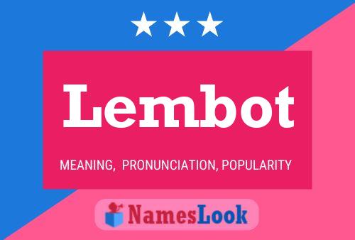 Poster del nome Lembot