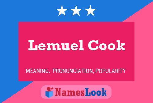 Poster del nome Lemuel Cook