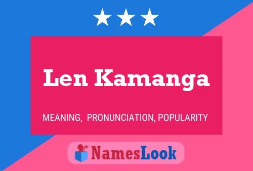 Poster del nome Len Kamanga