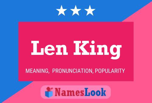 Poster del nome Len King