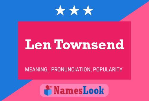 Poster del nome Len Townsend