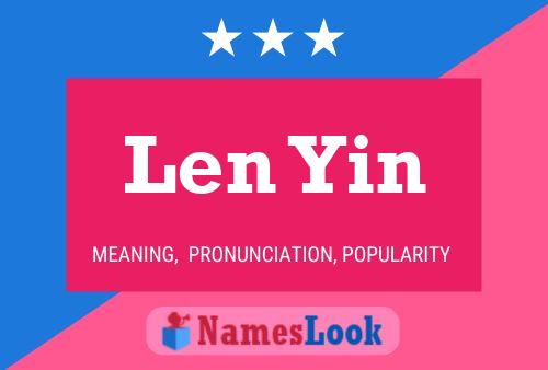 Poster del nome Len Yin