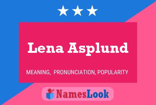 Poster del nome Lena Asplund