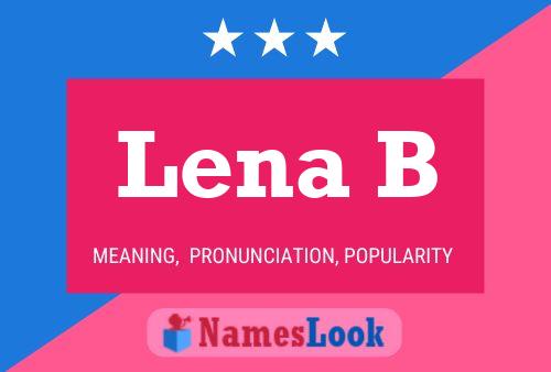 Poster del nome Lena B