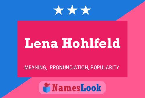 Poster del nome Lena Hohlfeld