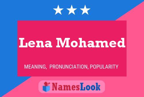 Poster del nome Lena Mohamed