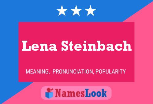 Poster del nome Lena Steinbach