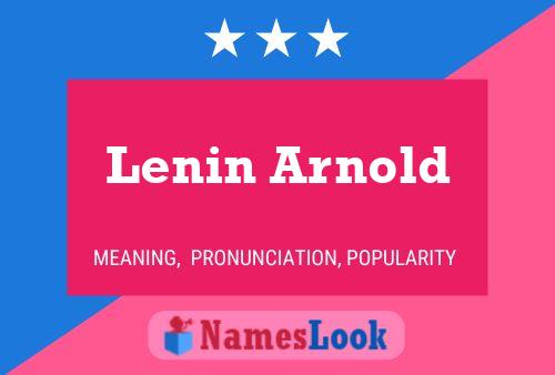 Poster del nome Lenin Arnold