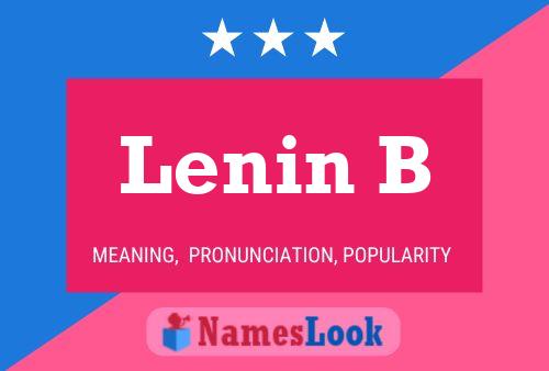 Poster del nome Lenin B