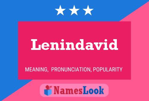 Poster del nome Lenindavid