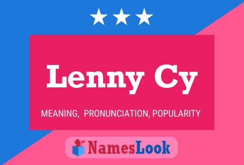 Poster del nome Lenny Cy