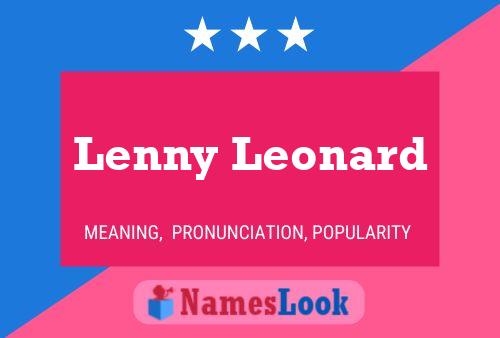 Poster del nome Lenny Leonard