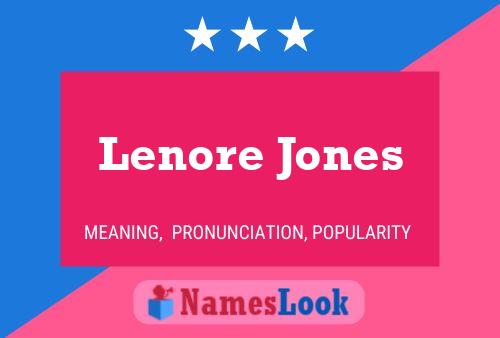 Poster del nome Lenore Jones