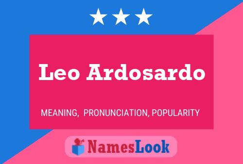 Poster del nome Leo Ardosardo