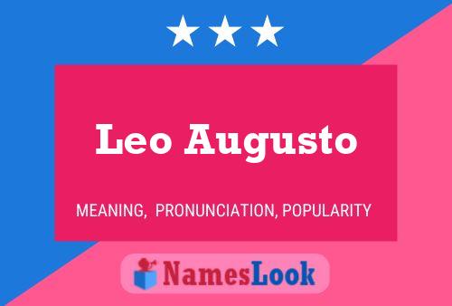 Poster del nome Leo Augusto