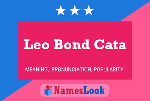 Poster del nome Leo Bond Cata