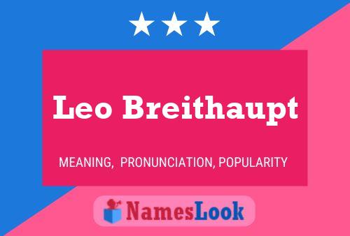 Poster del nome Leo Breithaupt