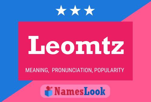 Poster del nome Leomtz