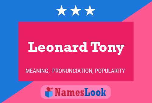 Poster del nome Leonard Tony