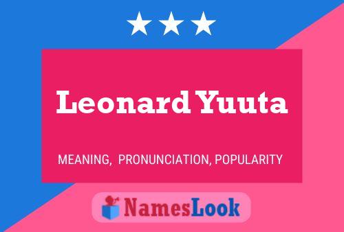 Poster del nome Leonard Yuuta