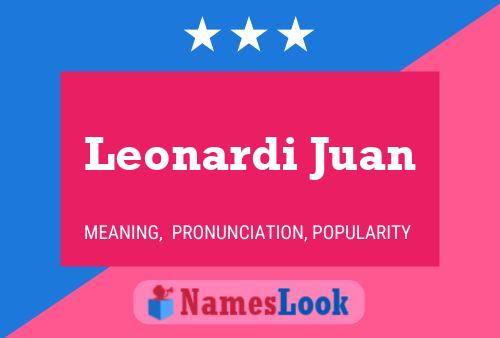 Poster del nome Leonardi Juan