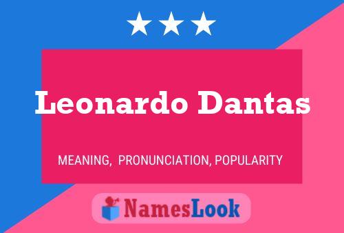 Poster del nome Leonardo Dantas