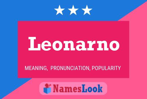 Poster del nome Leonarno