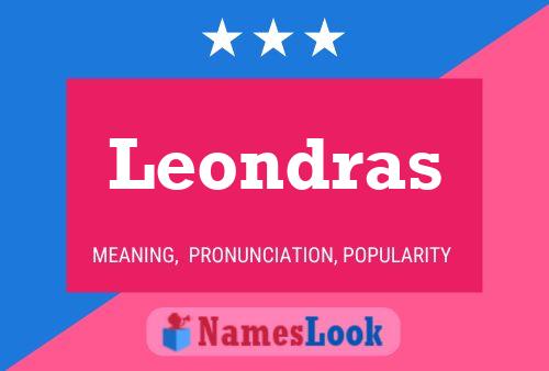 Poster del nome Leondras