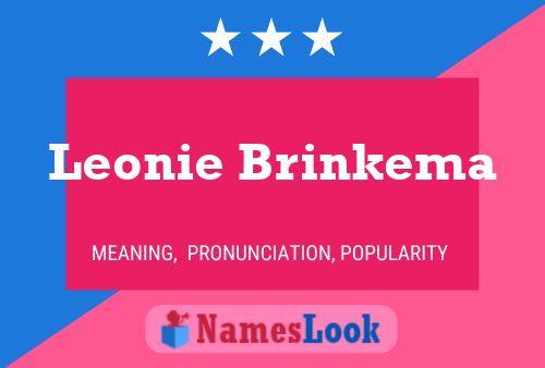 Poster del nome Leonie Brinkema