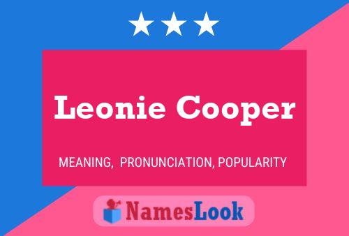 Poster del nome Leonie Cooper