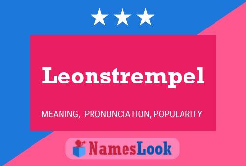 Poster del nome Leonstrempel