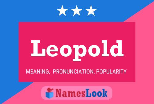 Poster del nome Leopold