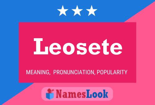 Poster del nome Leosete