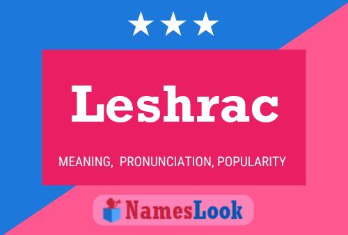 Poster del nome Leshrac