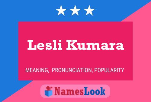 Poster del nome Lesli Kumara