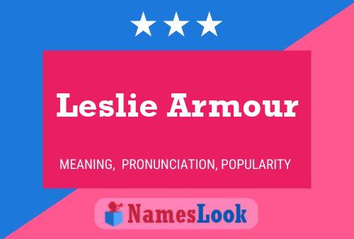 Poster del nome Leslie Armour