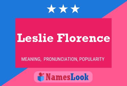 Poster del nome Leslie Florence