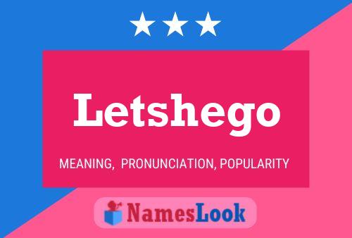 Poster del nome Letshego