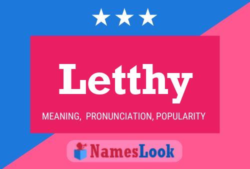 Poster del nome Letthy